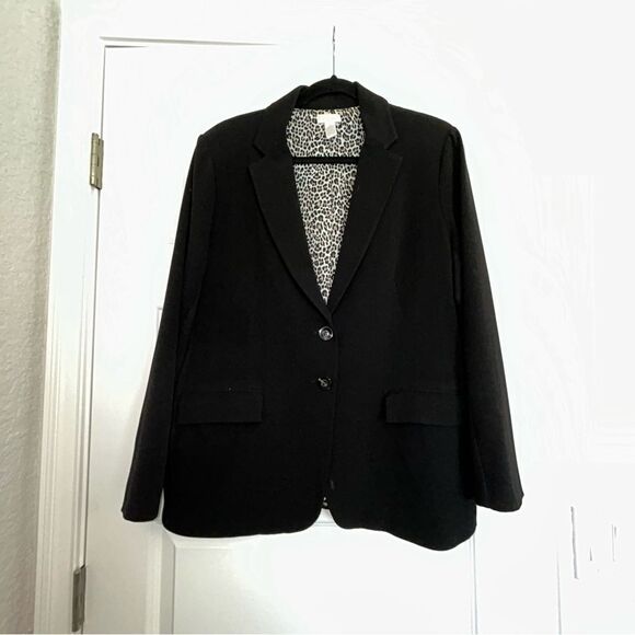 Chico’s Magnolia Magique Two Button Long Sleeve Blazer Jacket Chicos - Picture 1 of 5
